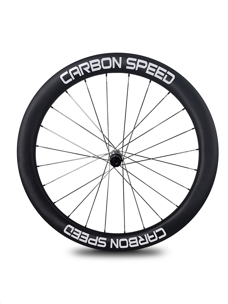 Carbon Speed T1100 carbon 700C 53mm depth 32.5mm internal 41mm external width gravel wheelsets with titanium spokes