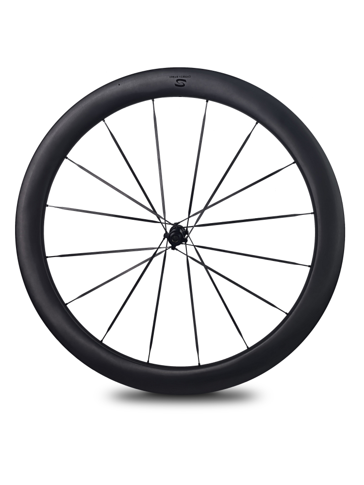 Carbon Speed T1100 carbon 700C 26mm internal wide front 50 rear 65 depth road/gravel bike wheelsets with 16/18 spokes straight through version hubs