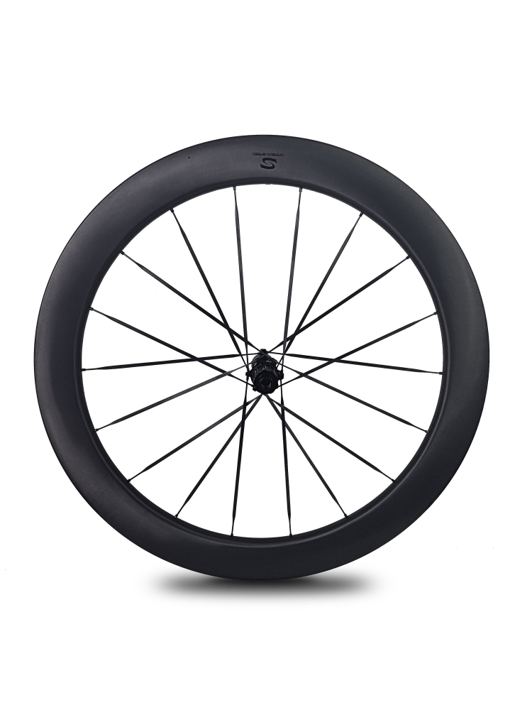 Carbon Speed T1100 carbon 700C 24mm internal wide front 50mm rear 60mm depth road/gravel bike wheelsets with front 16 rear 18 spokes straight through version hubs