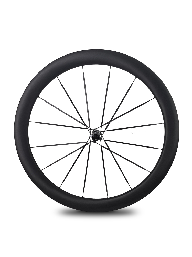 Carbon Speed T1100 carbon 700C 26mm internal wide 50 depth road/gravel bike wheelsets with front 16 rear 18 spokes straight through version hubs