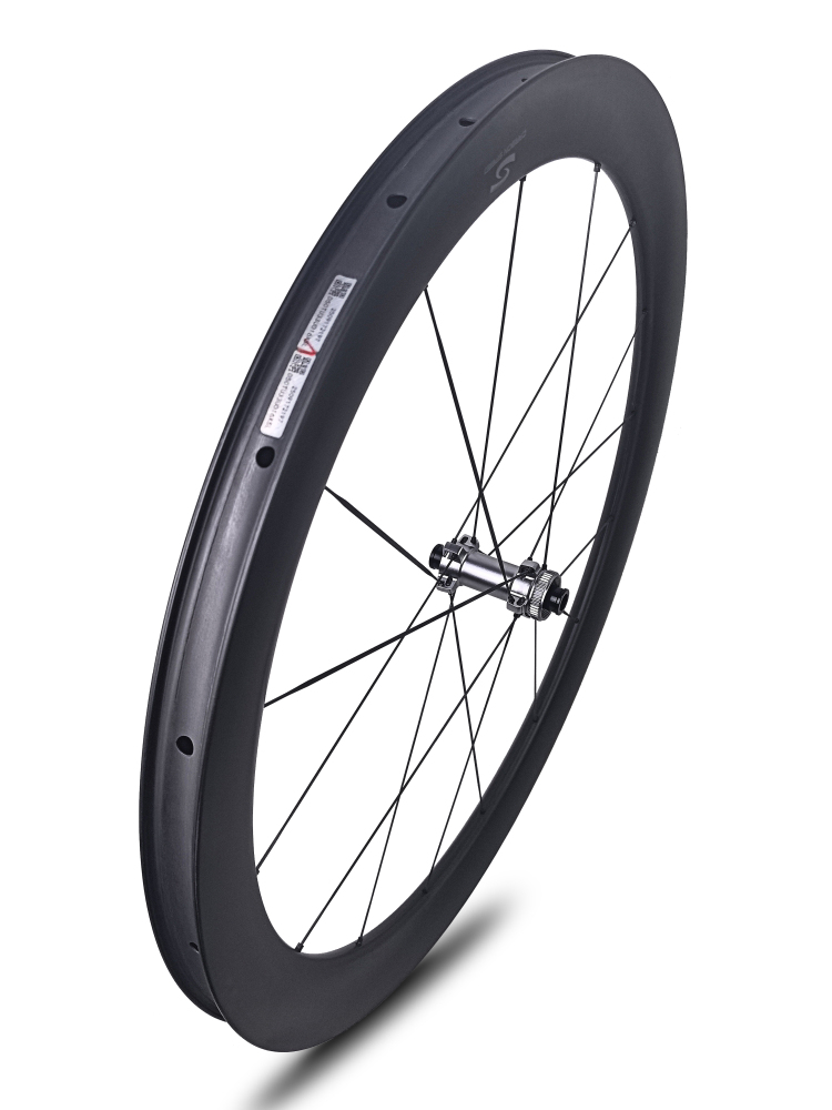 Carbon Speed 1112g T1100 carbon 700C 26mm internal width 50 depth UD paintless road/gravel bike wheelsets with front 16 rear 18  3.2mm super light carbon spokes straight through version hubs