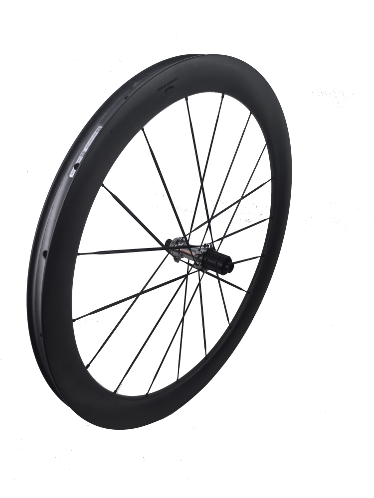 Carbon Speed T1100 carbon 700C 26mm internal wide 50 depth road/gravel bike wheelsets with front 18 rear 18 spokes straight through version hubs