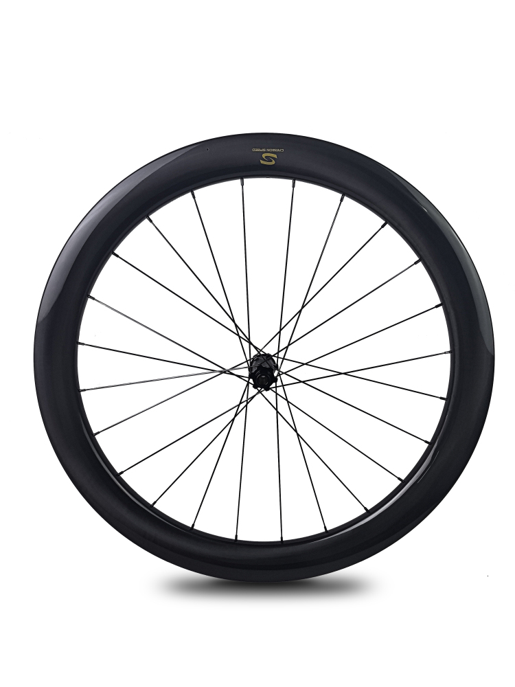 Carbon Speed T1100 carbon 700C 53mm depth 32.5mm internal 41mm external width gravel wheelsets with Sapim cx-ray steel spokes