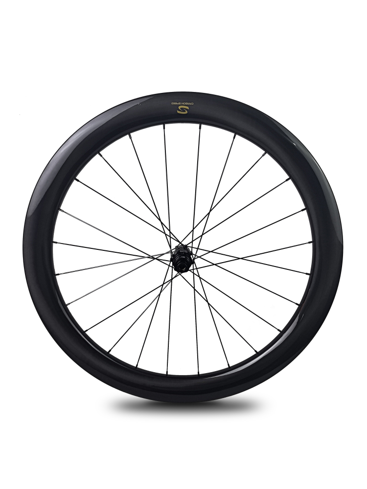 Carbon Speed T1100 carbon 700C 53mm depth 32.5mm internal 41mm external width gravel wheelsets with Sapim cx-ray steel spokes