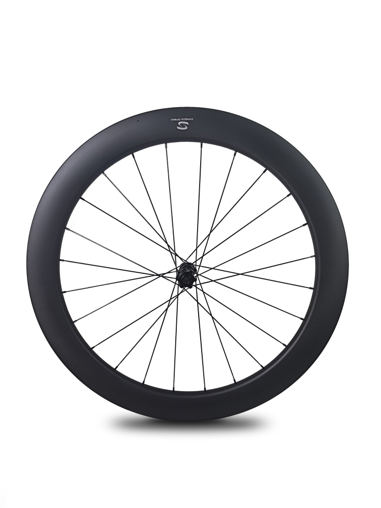 Carbon Speed  T800 700C tubeless ready 60mm depth 24 mm internal width disc brake gravel/road bike carbon wheelsets