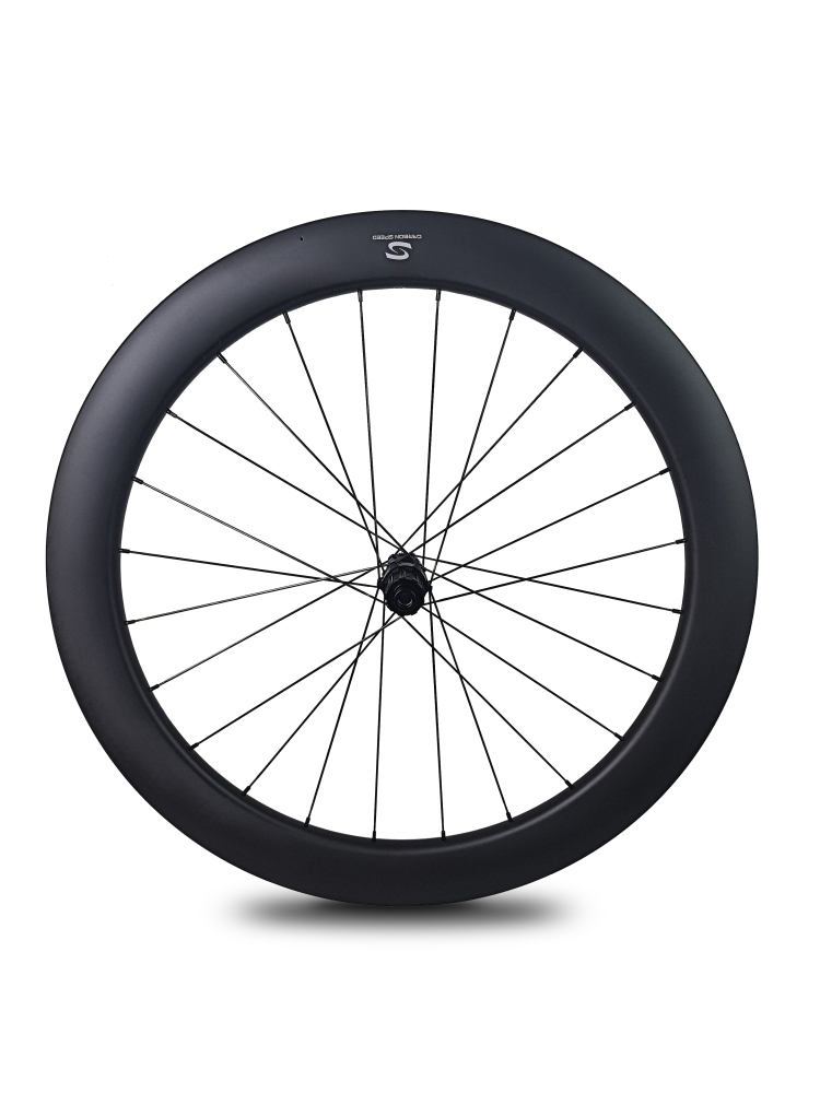 Carbon Speed  T800 700C tubeless ready 60mm depth 24 mm internal width disc brake gravel/road bike carbon wheelsets