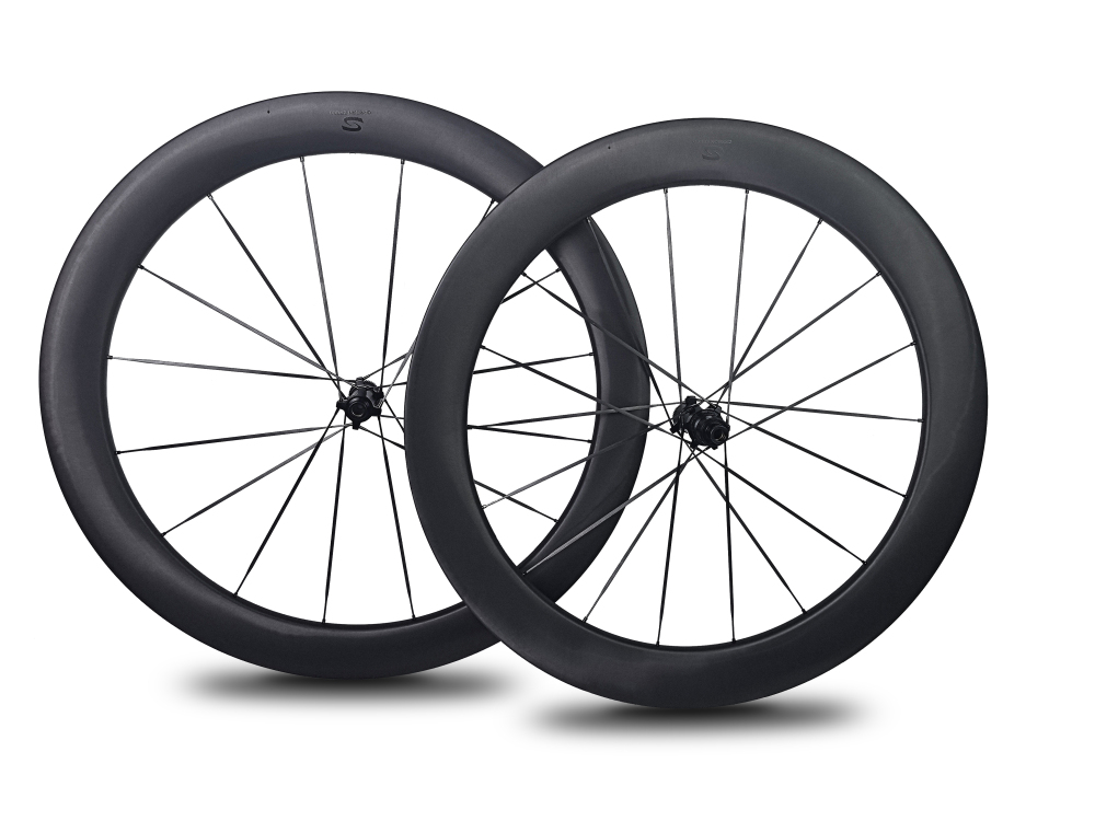 XMCS 26mm IW 58/65mm depth 16/18H T1100 carbon 700C road/gravel bike wheelsets with straight through version hubs