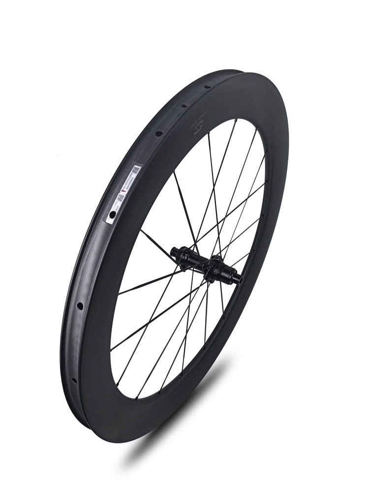 XMCS 26mm IW 58/65mm depth 16/18H T1100 carbon 700C road/gravel bike wheelsets with straight through version hubs