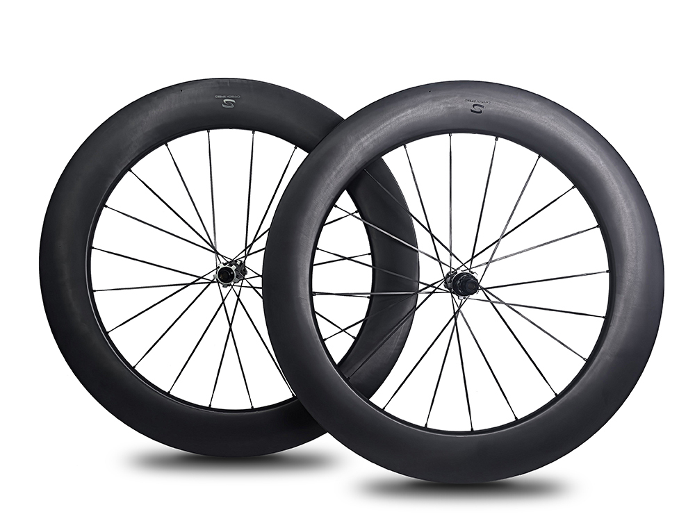 XMCS 26mm IW 78mm depth T1100 carbon 700C road/gravel bike wheelsets with new HS606 ultralite 20/20H straight through version hubs