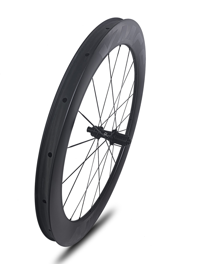 XMCS 26mm IW 58mm depth T1100 carbon 700C road/gravel bike wheelsets with new HS606 ultralite 20/20H straight through version hubs