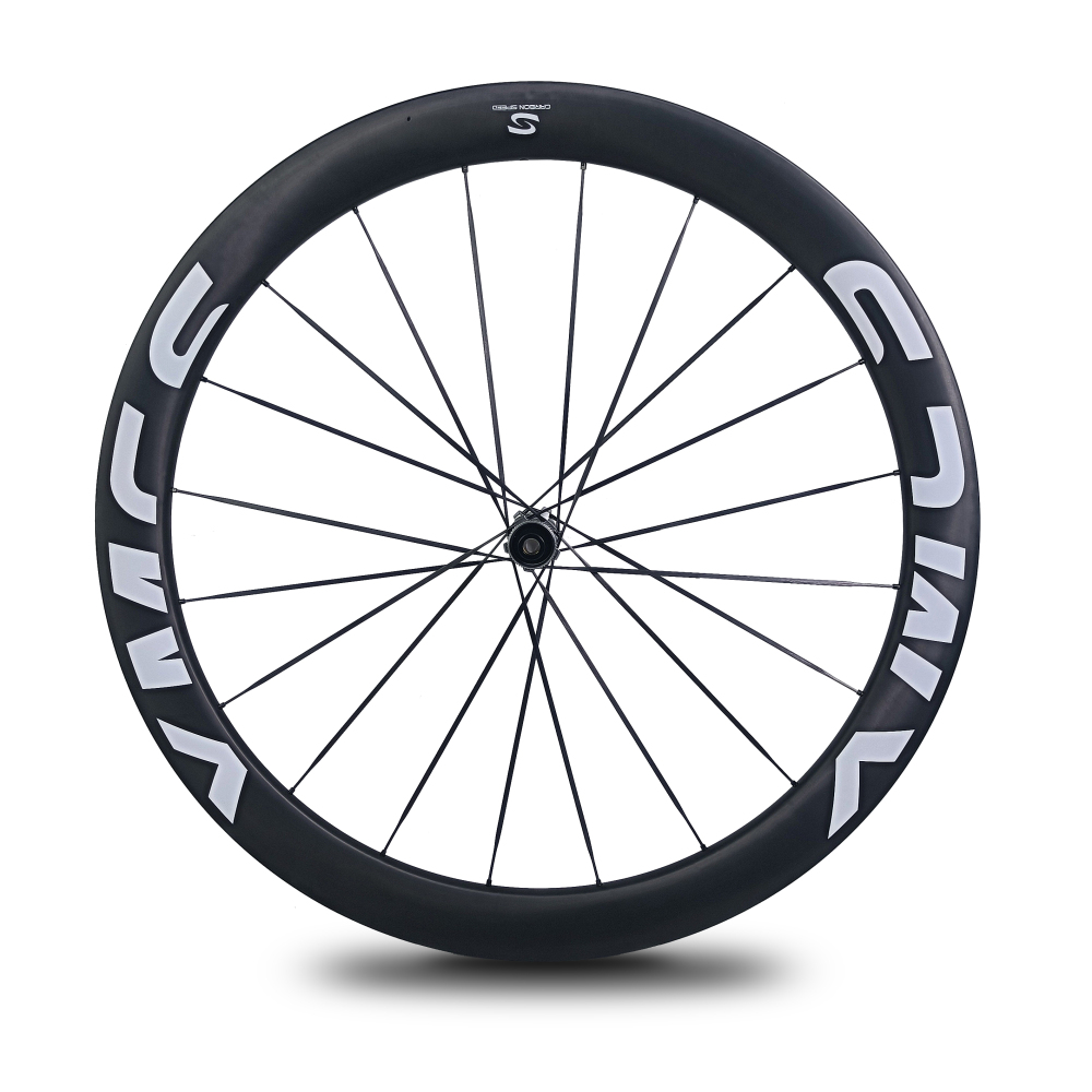 XMCS 26mm IW 50mm depth T1100 carbon 700C road/gravel bike wheelsets with 506 20/20H straight through version hubs and carbon spokes