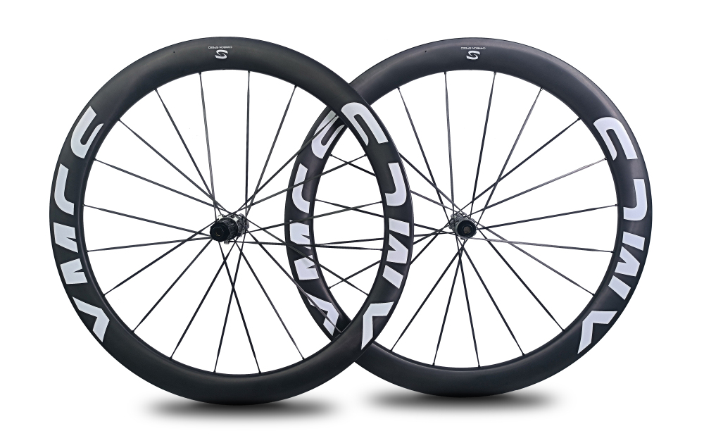 XMCS 26mm IW 50mm depth T1100 carbon 700C road/gravel bike wheelsets with 506 20/20H straight through version hubs and carbon spokes