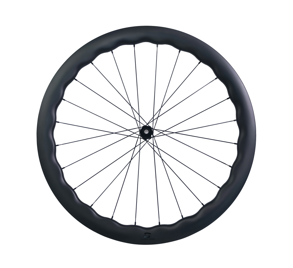 On sale XMCS Budget wheels 700C tubeless ready 45-50mm depth undulated disc brake road/gravel bike wheelsets with R280 hubs Sapim CX-Ray spokes