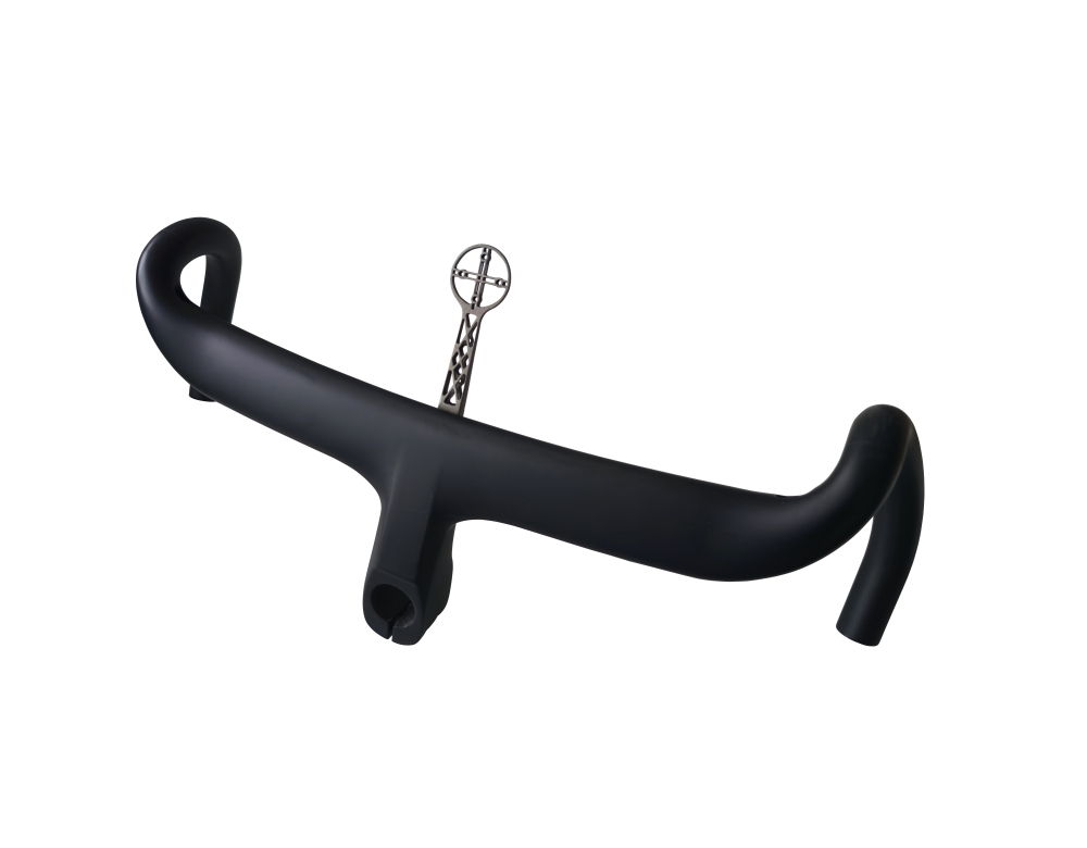 One-Piece molded stiff, reliable GR flat XMCS gravel integrated handlebar