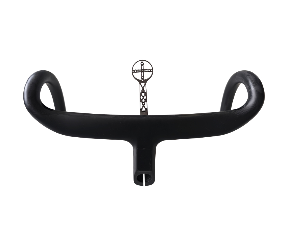 One-Piece molded stiff, reliable GR flat XMCS gravel integrated handlebar