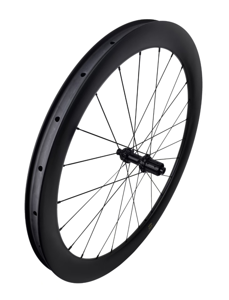 T800 700C tubeless 50mm depth 28 mm internal width disc brake gravel bike carbon wheelset with 280 in-house hubs