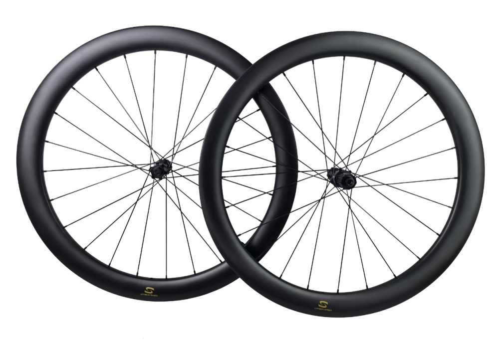 T800 700C tubeless 50mm depth 28 mm internal width disc brake gravel bike carbon wheelset with 280 in-house hubs