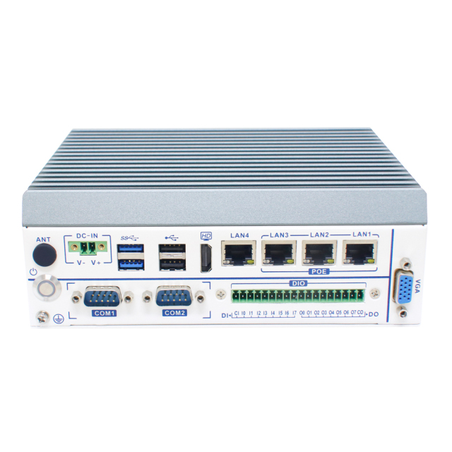 Intel®Elkhart Lake Fanless Box PC with POE