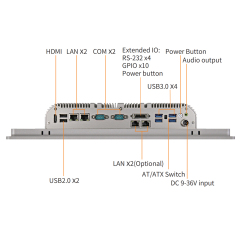 15.6" Industrial Fanless Panel PC