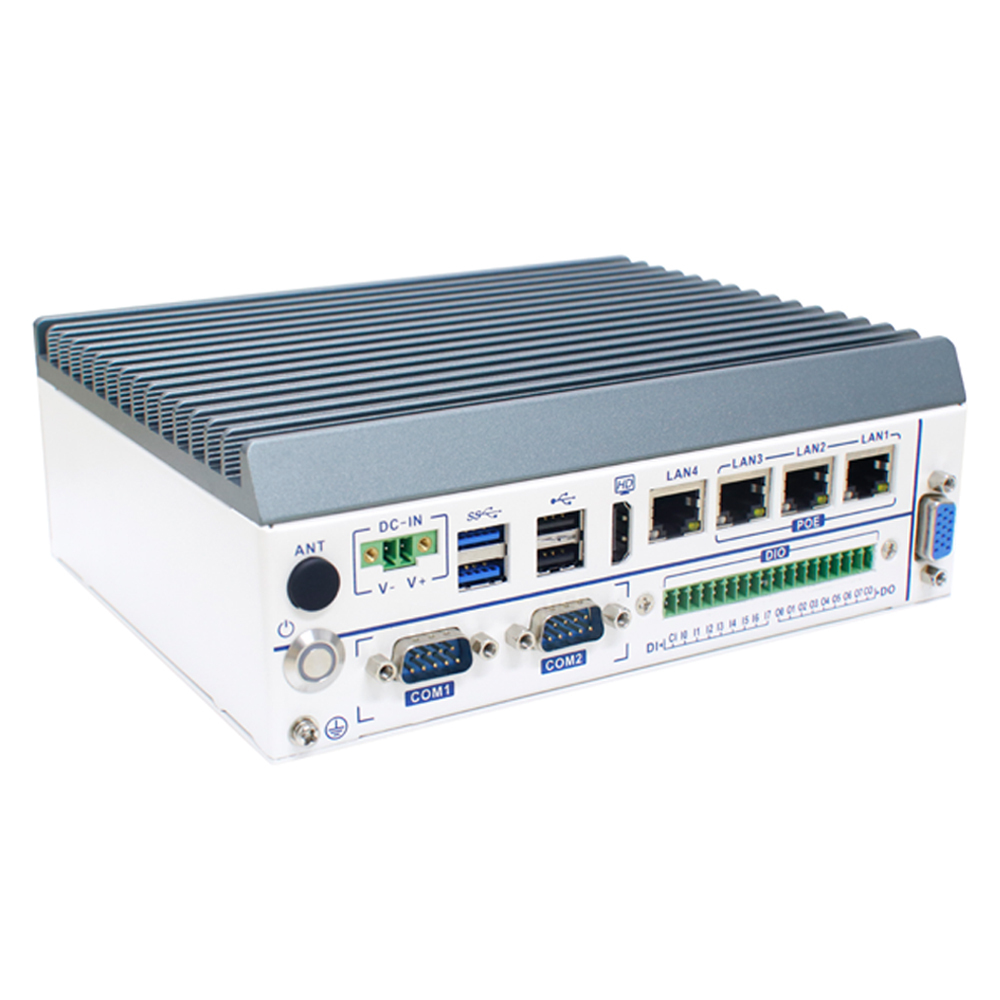 Intel®Elkhart Lake Fanless Box PC with POE