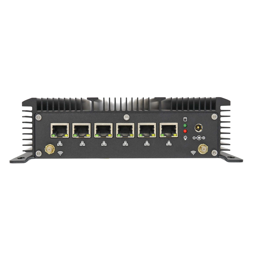 Industrial PC with 6 ethernets