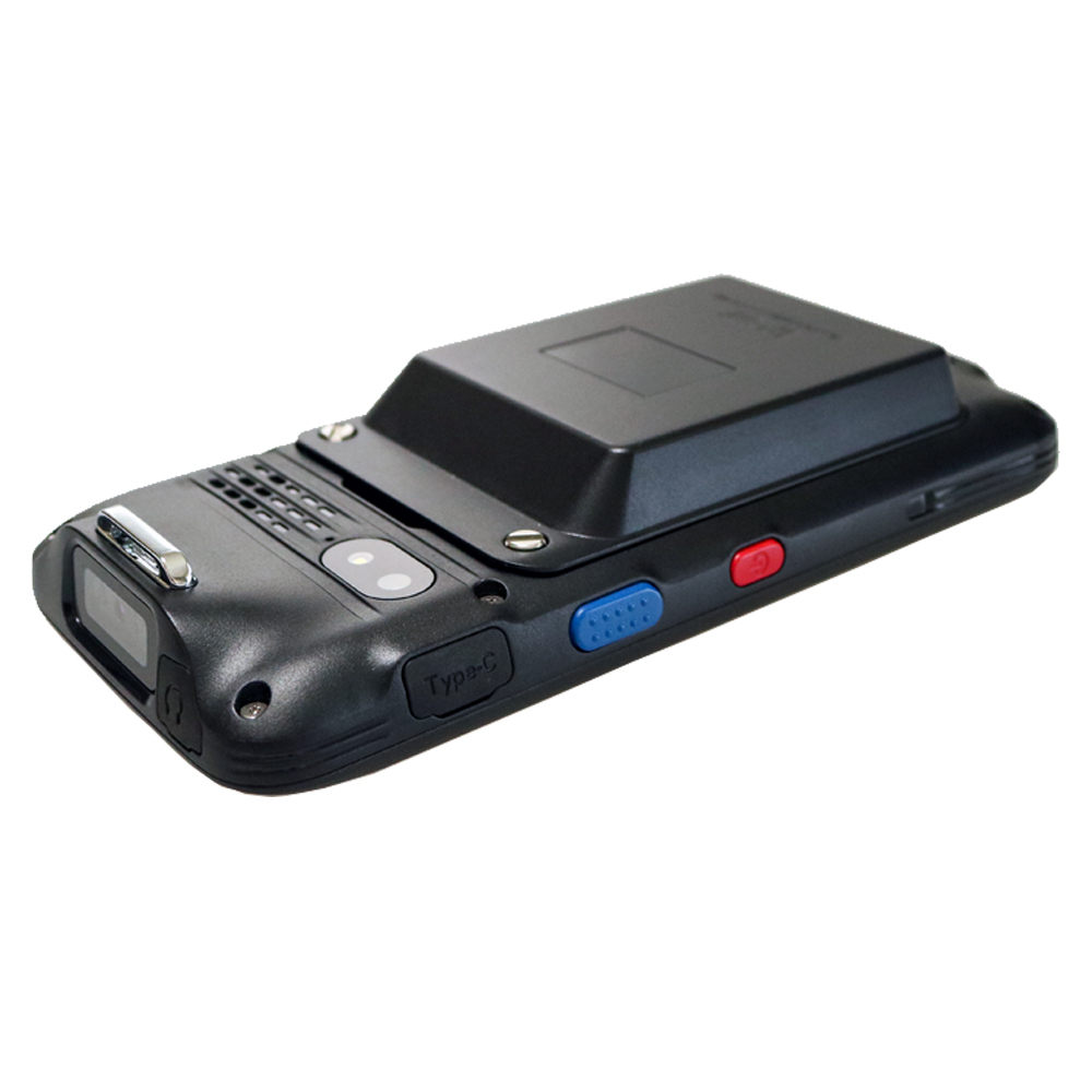 5.5" Android 12 OS PDA with NFC on the front