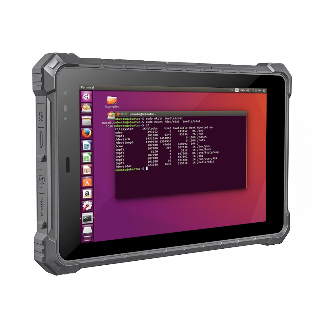 8" Intel Core i5 Ubuntu Rugged Tablet