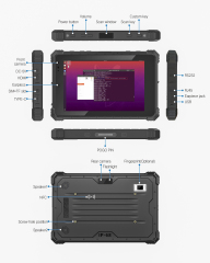 10" Linux Rugged Tablet with intel N5100 CPU