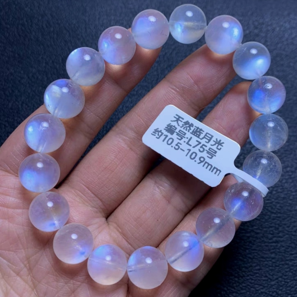 Natural Moonstone Bracelet, Healing Gemstone Bracelet,Gemstone lover Jewelry Gift for Her