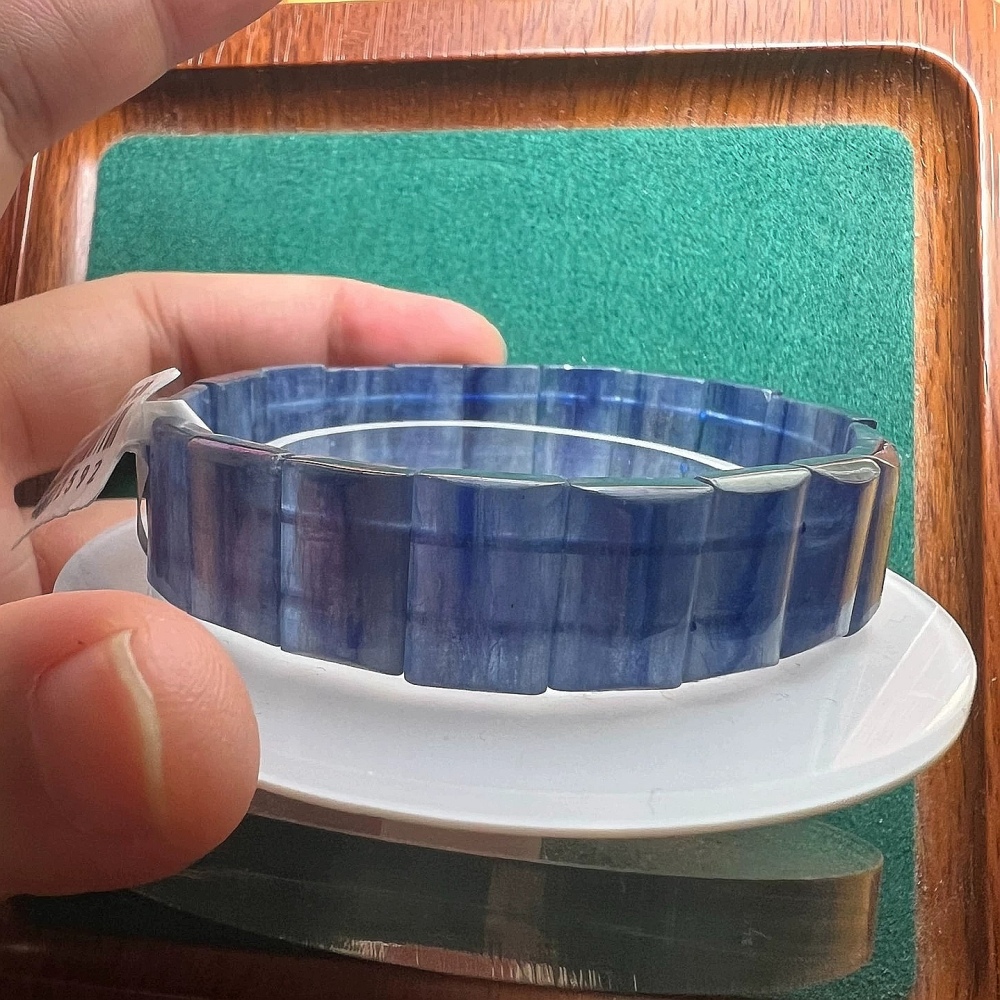 Anti Anxiety Blue Kyanite Bracelet, Help Weight Loss Gemstone Bracelet, Inspired Bracelet Jewelry
