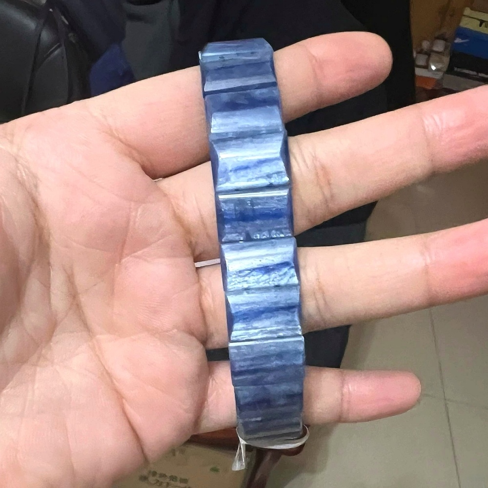 Anti Anxiety Blue Kyanite Bracelet, Help Weight Loss Gemstone Bracelet, Inspired Bracelet Jewelry
