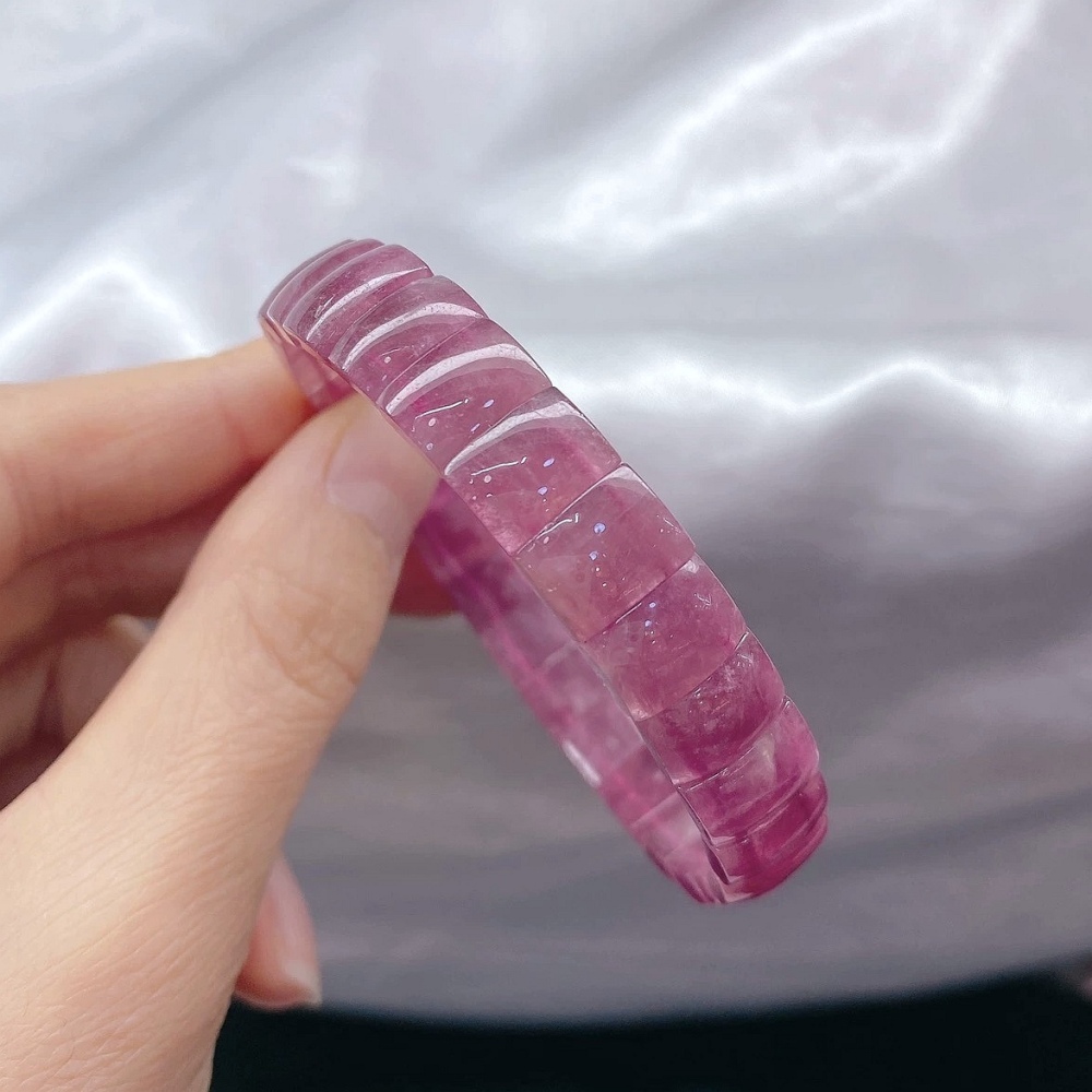 Pink tourmaline bracelet,Genuine Gemstone Bracelet,Healing,Keep Beauty,Good Lucky,Bracelet for women, Gift for her