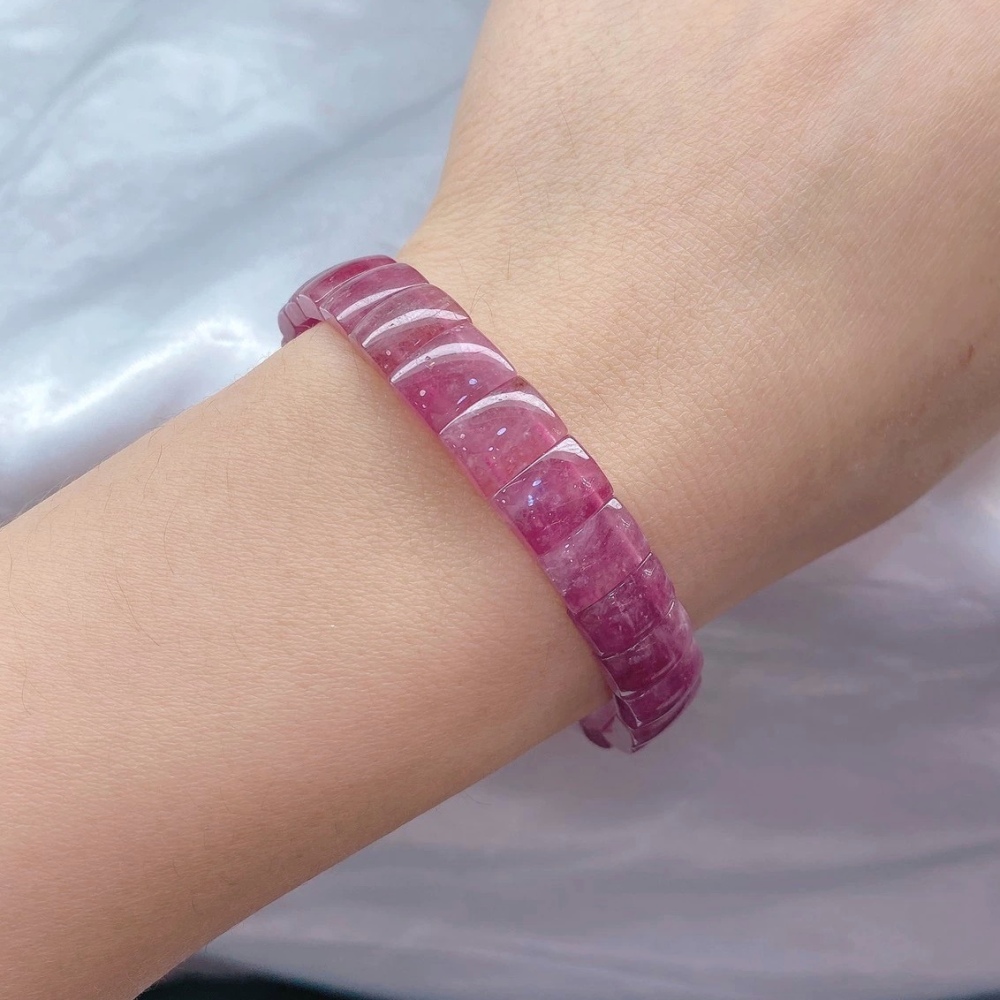 Pink tourmaline bracelet,Genuine Gemstone Bracelet,Healing,Keep Beauty,Good Lucky,Bracelet for women, Gift for her