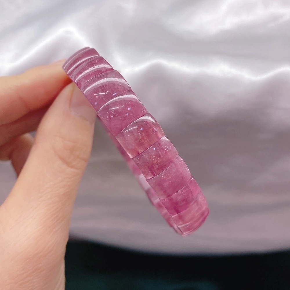 Pink tourmaline bracelet,Genuine Gemstone Bracelet,Healing,Keep Beauty,Good Lucky,Bracelet for women, Gift for her