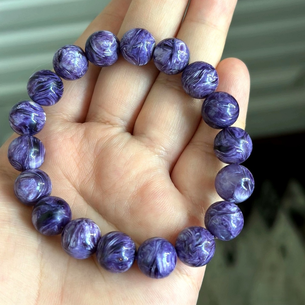 Charoite Bracelet,Anti Negitive Gemstone bracelet,Bracelet for women,Men Bracelet Gift