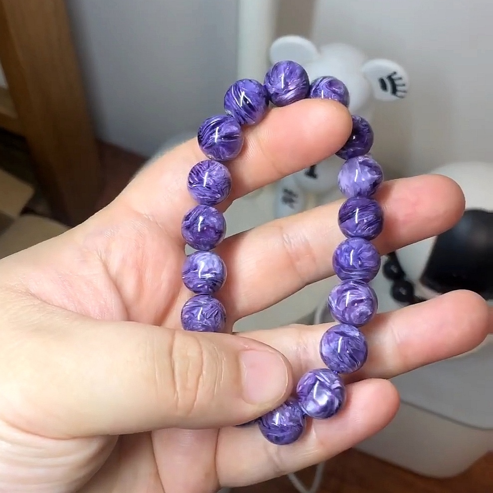 Charoite Bracelet,Anti Negitive Gemstone bracelet,Bracelet for women,Men Bracelet Gift