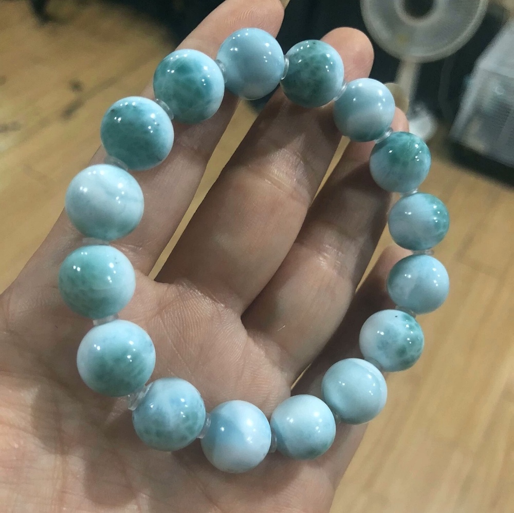 AAA Larimar Bracelet,Healing Gemstone bracelet,Natural Larimar jewelry gift, Bracelet for women, Men Bracelet Gift ""