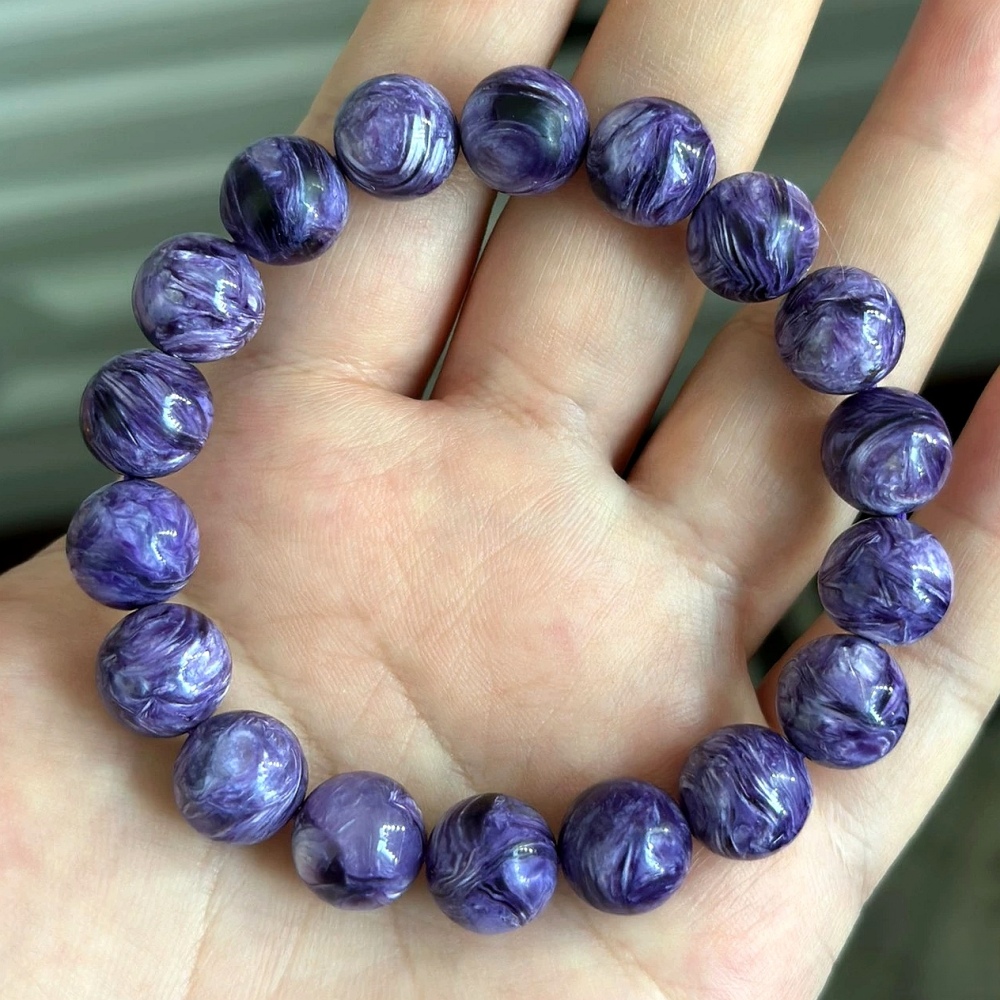 Charoite Bracelet,Anti Negitive Gemstone bracelet,Bracelet for women,Men Bracelet Gift