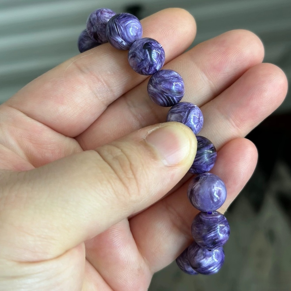Charoite Bracelet,Anti Negitive Gemstone bracelet,Bracelet for women,Men Bracelet Gift