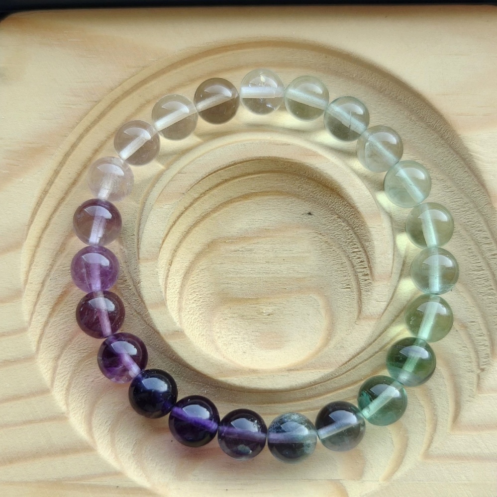 8MM Fluorite Bracelet,Healing Gemstone Bracelet For Women,Girl Bracelet ,Gift for Her