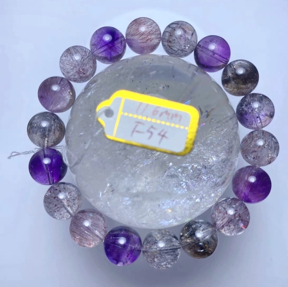 Super seven Bracelet,Natural Gemstone bracelet for women,Girl Bracelet -11.6MM