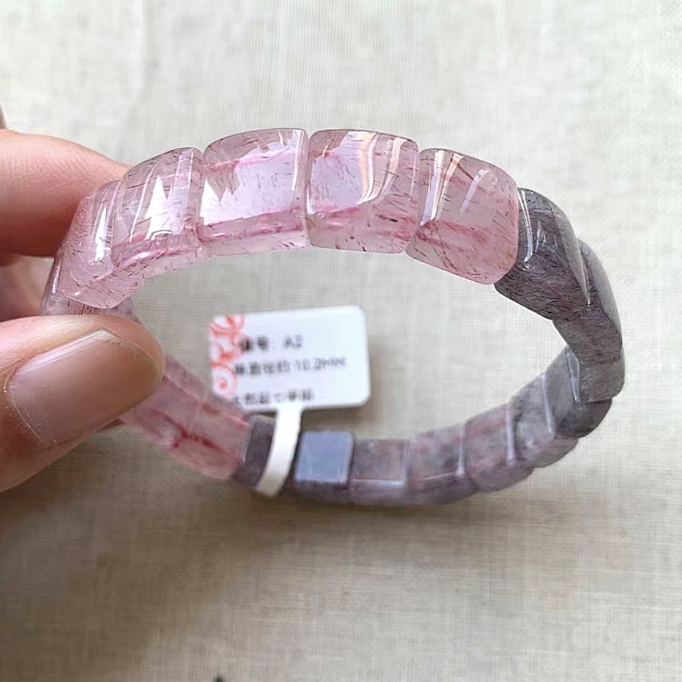 Super Seven Bracelet,Positive Energy Gemstone Bracelet For Women,Girl Bracelet,Good Lucky,Positive Energy Jewelry Gift - 10.2mm