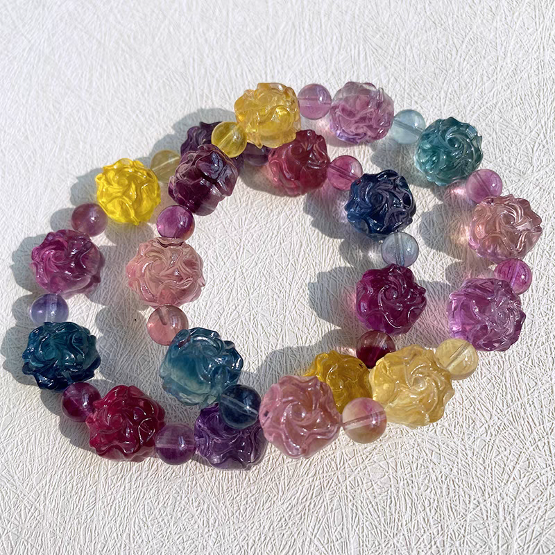 Fluorite bracelet For Women,Natural Fluorite Gemstone Bracelet ,girl bracelet Jewelry gift for her