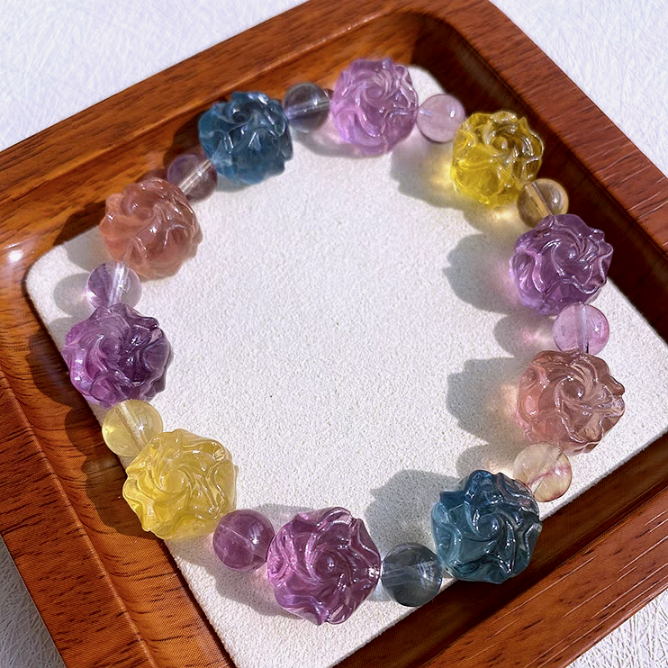 Fluorite bracelet For Women,Natural Fluorite Gemstone Bracelet ,girl bracelet Jewelry gift for her