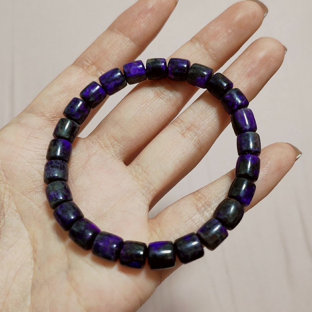 Sugilite Bracelet, Sugilite Gemstone Bracelet for women, Anti Cancer bracelet,Anti Depression Gemstone jewelry Gift -7mm