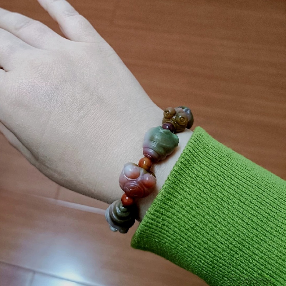 Yanyuan Agate Bracelet, Natural Gemstone bracelet For Women,One of a kind jewelry,Luxury gift for Her