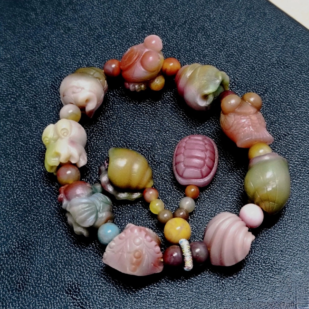 Yanyuan Agate Bracelet, Natural Gemstone bracelet For Women,One of a kind jewelry,Luxury gift for Her