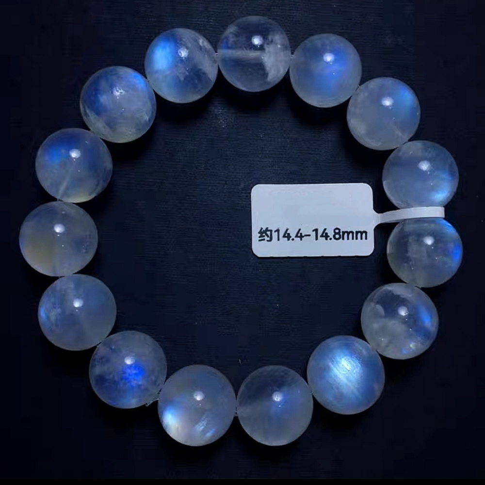 Natural Moonstone Bracelet, Anti Negitive Gemstone Bracelet,Moonstone Jewelry Gift for Her,Gift Idea For Him