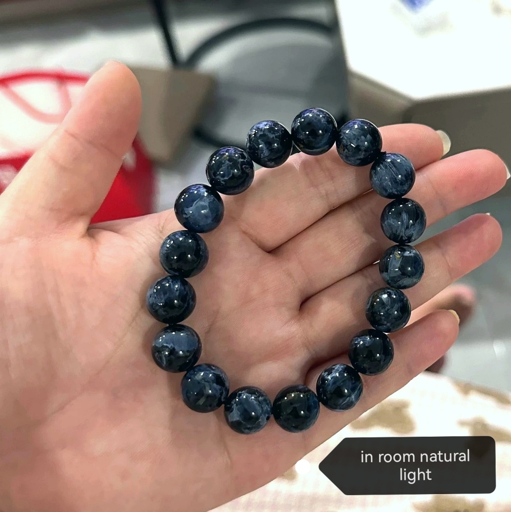 Blue Pietersite Bracelet,High QualityNatural Gemstone Bracelet,Men Bracelet Jewelry Gift-12MM