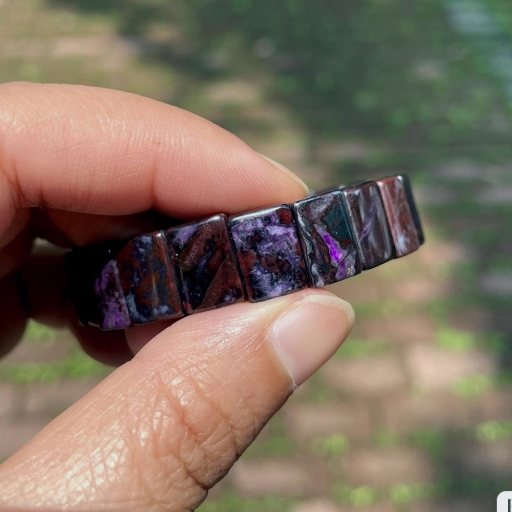 Sugilite Bracelet, Women Bracelet, Anti Cancer bracelet Sugilite jewelry Gift